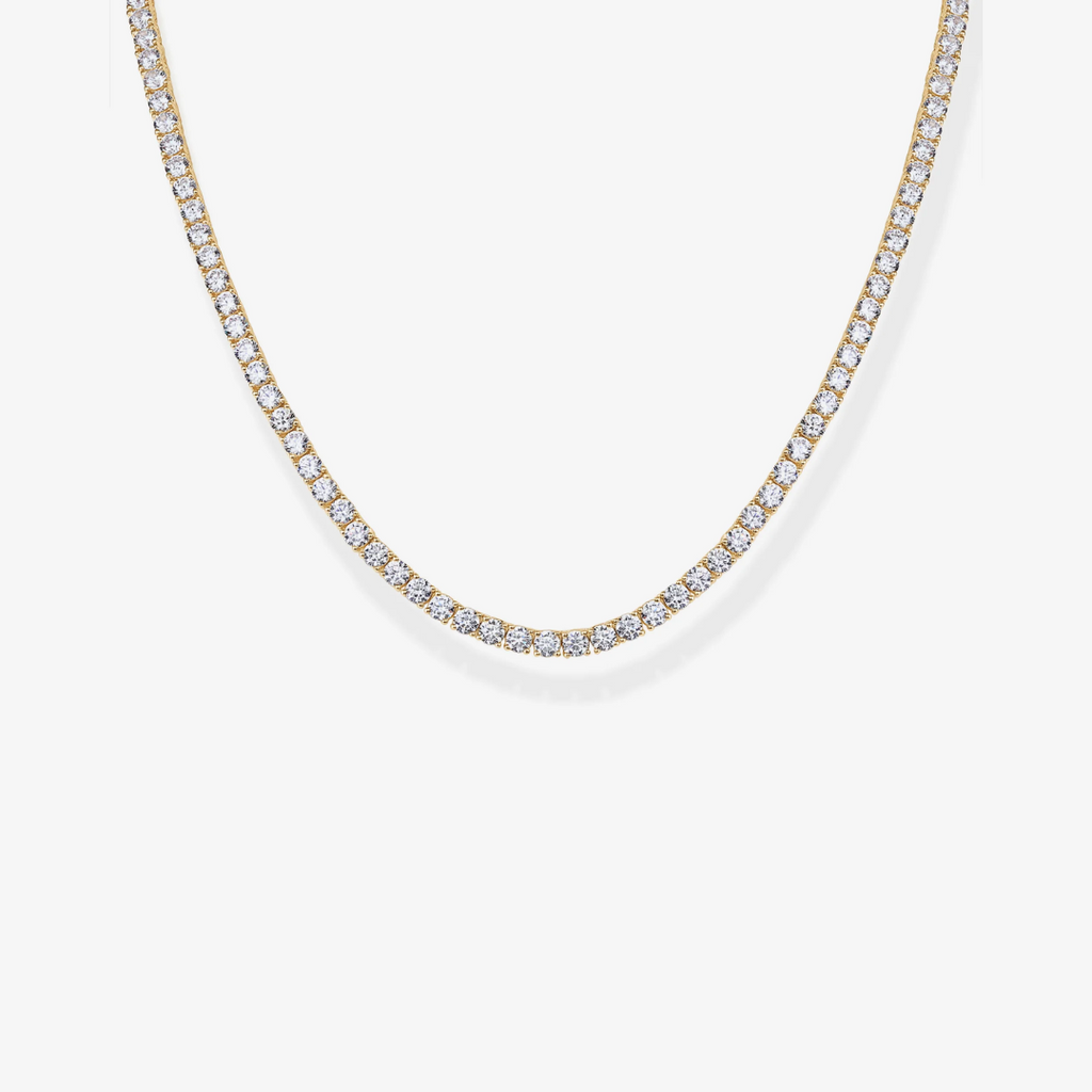 Women’s Cubic Zirconia Tennis Necklace – Classic Shine