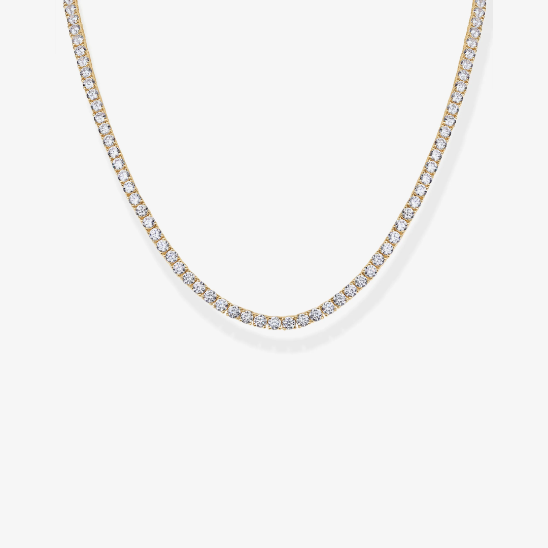 Women’s Cubic Zirconia Tennis Necklace – Classic Shine