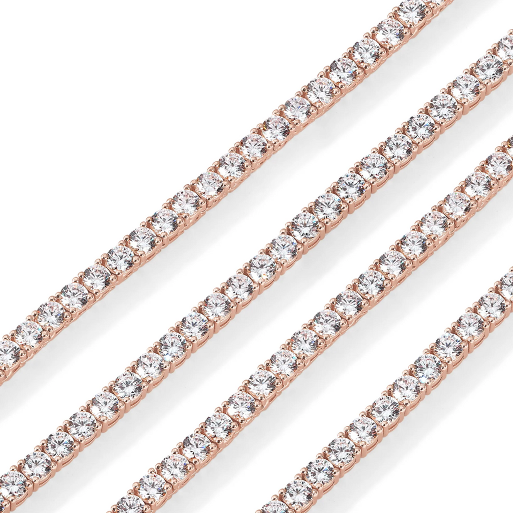 Women’s Cubic Zirconia Tennis Necklace – Classic Shine