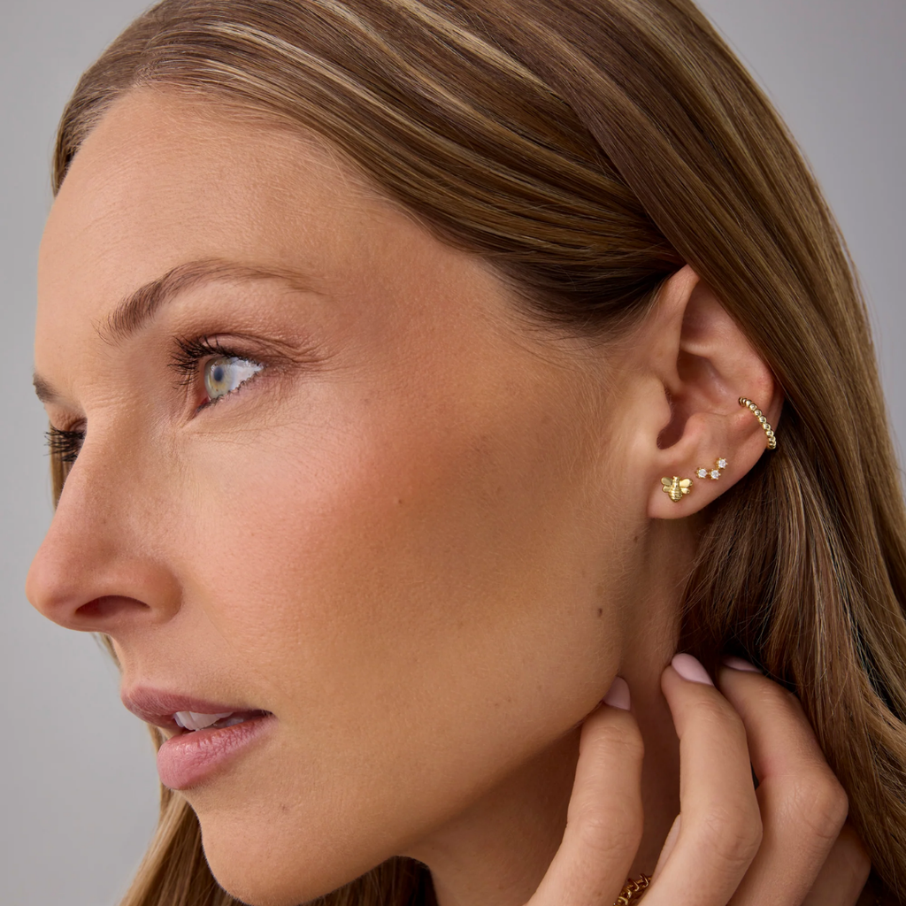 Women’s Flat Back Stud Earrings