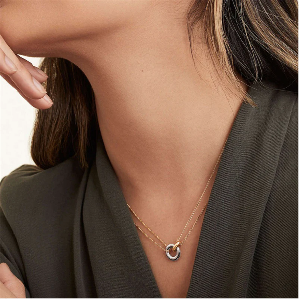 Women’s Harper Hoop Pendant Chain Necklace